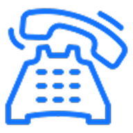 آیکون تلفن در حال زنگ خوردن که نماد پاسخگویی سریع ایست.