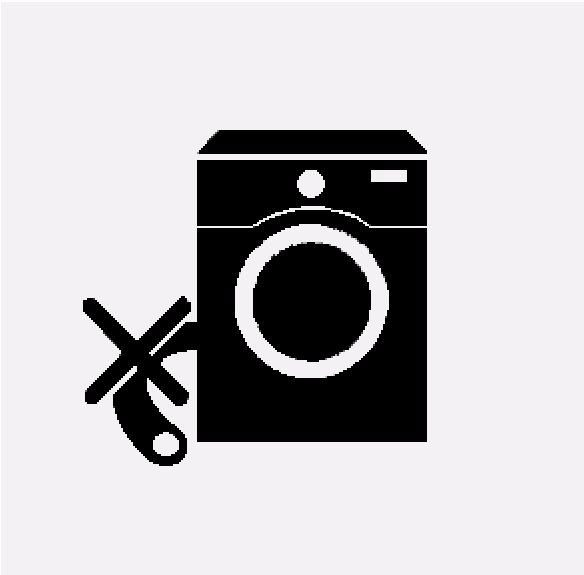 علامت یا شکل ضربدر بر روی شلنگ تخلیه ماشین لباسشویی LG